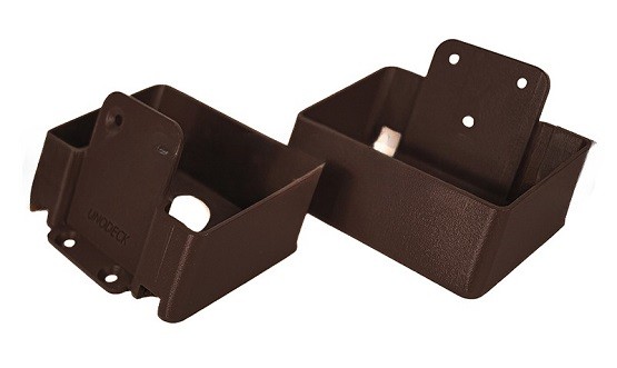 Крепления перил наклонное из алюминия GardenParkett Венге купить в Ульяновске